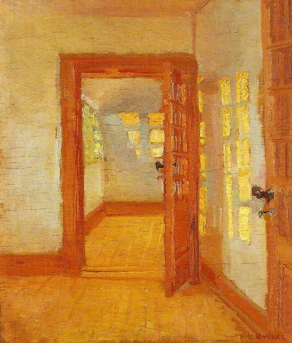 Anna Ancher interior France oil painting art